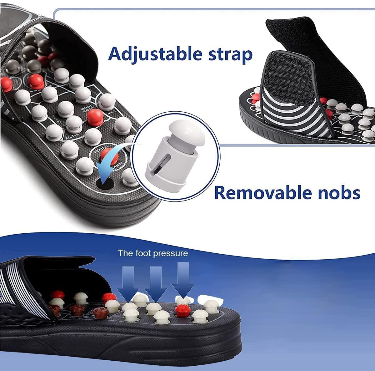 Acupressure Foot Massager Slippers | Pain Relief Reflexology Sandals