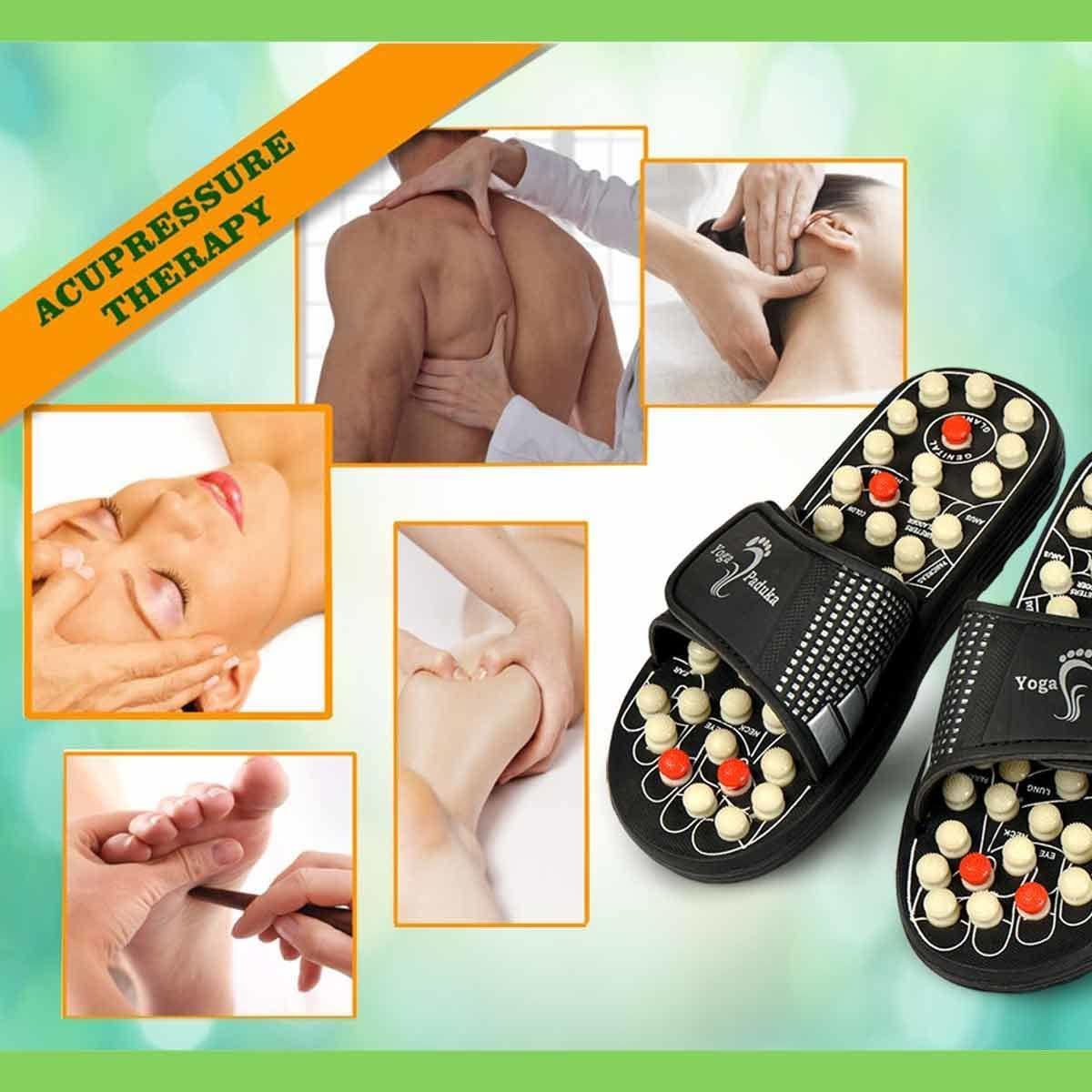 Acupressure Foot Massager Slippers | Pain Relief Reflexology Sandals