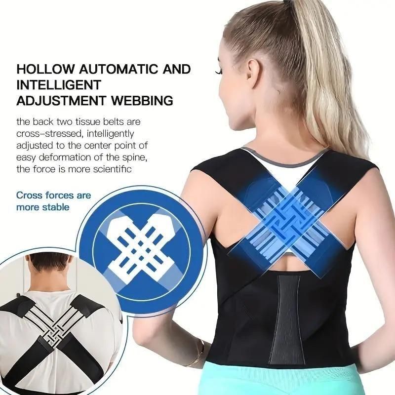 Adjustable Back Posture Corrector | Slouching Relief Belt for Men & Women
