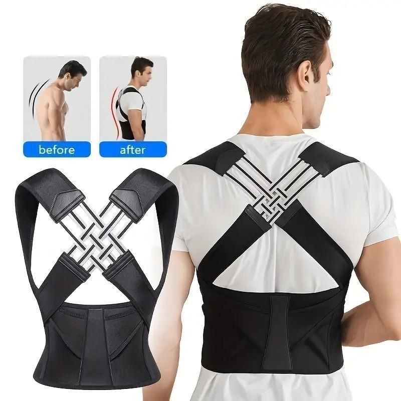 Adjustable Back Posture Corrector | Slouching Relief Belt for Men & Women